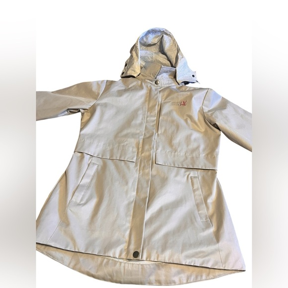 Women's Authentic NFL Super Bowl LIX Staff All-Weather Beige Jacket Sz. S  NWOT - Picture 6 of 13